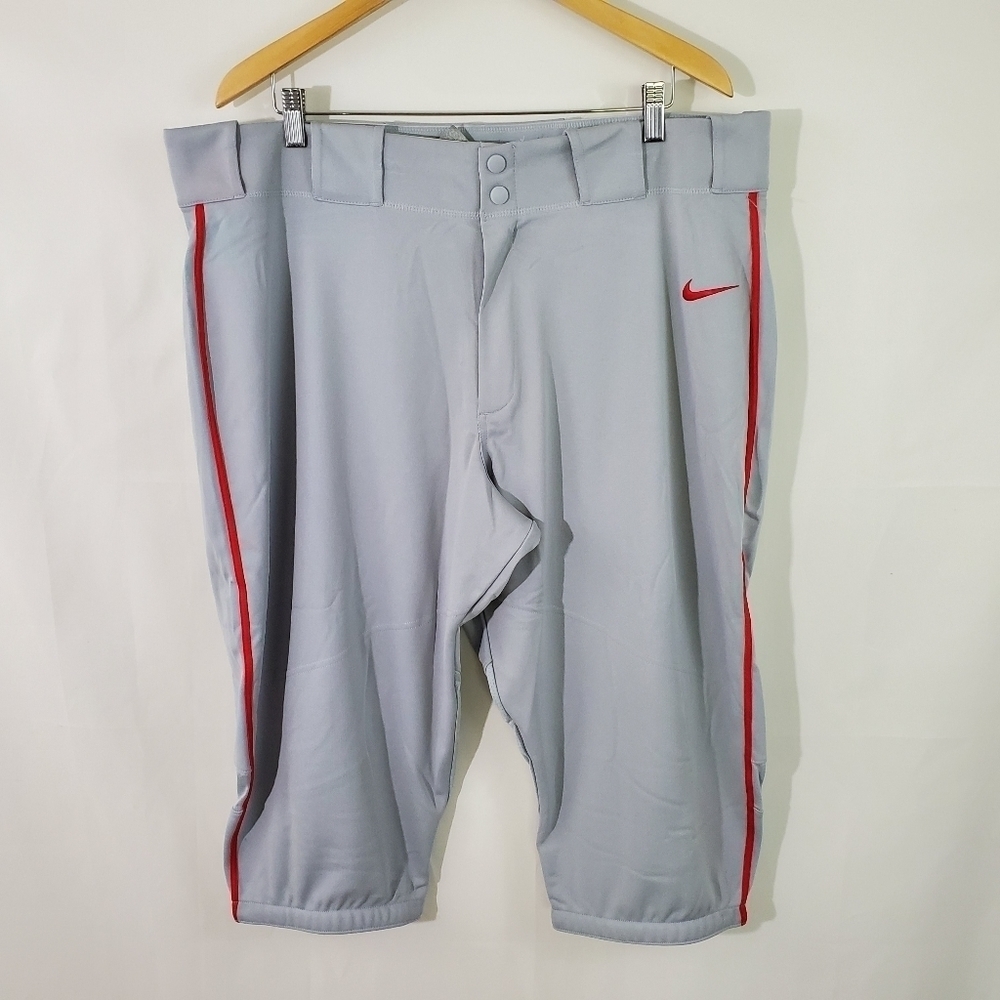 NWT Men's NIKE Baseball Grey Jogger Shorts 3XL